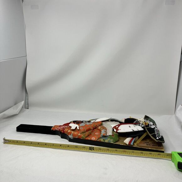 Hagoita Hinamatsuri Traditional Craft Edo Oshie Japan Japanese - Picture 6 of 16